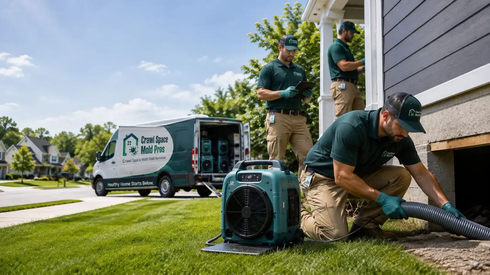 Crawl Space Mold Removal in Odebolt, IA